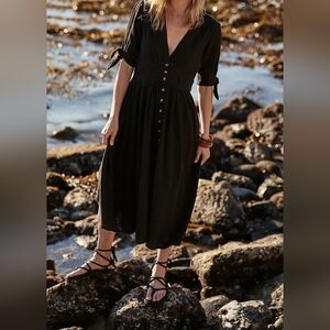 Free People XS Midi Dress, 100% Cotton